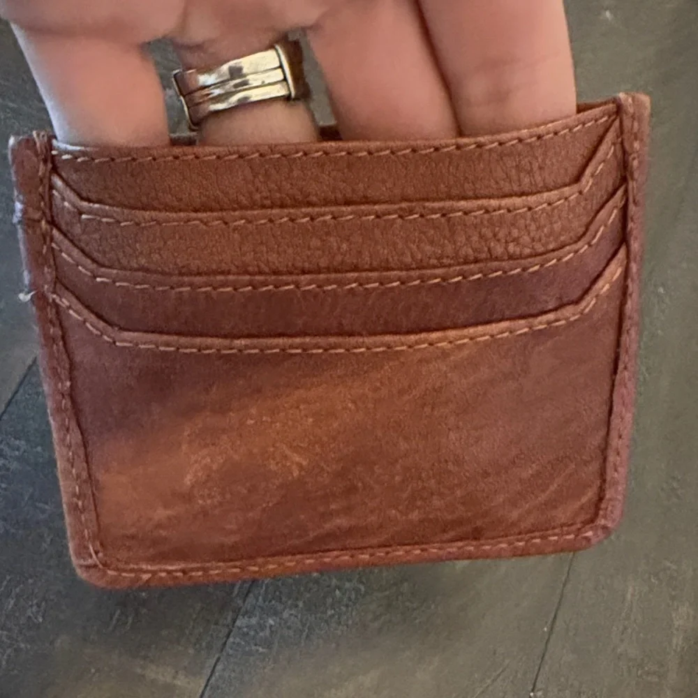 Trade Hope Brown Leather Card Holder